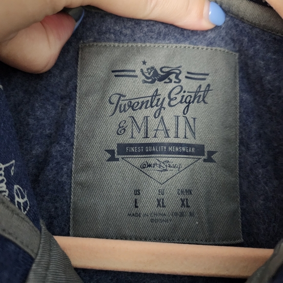 Disney Twenty Eight and Maine Blue and Gray Hoodie - Picture 3 of 6